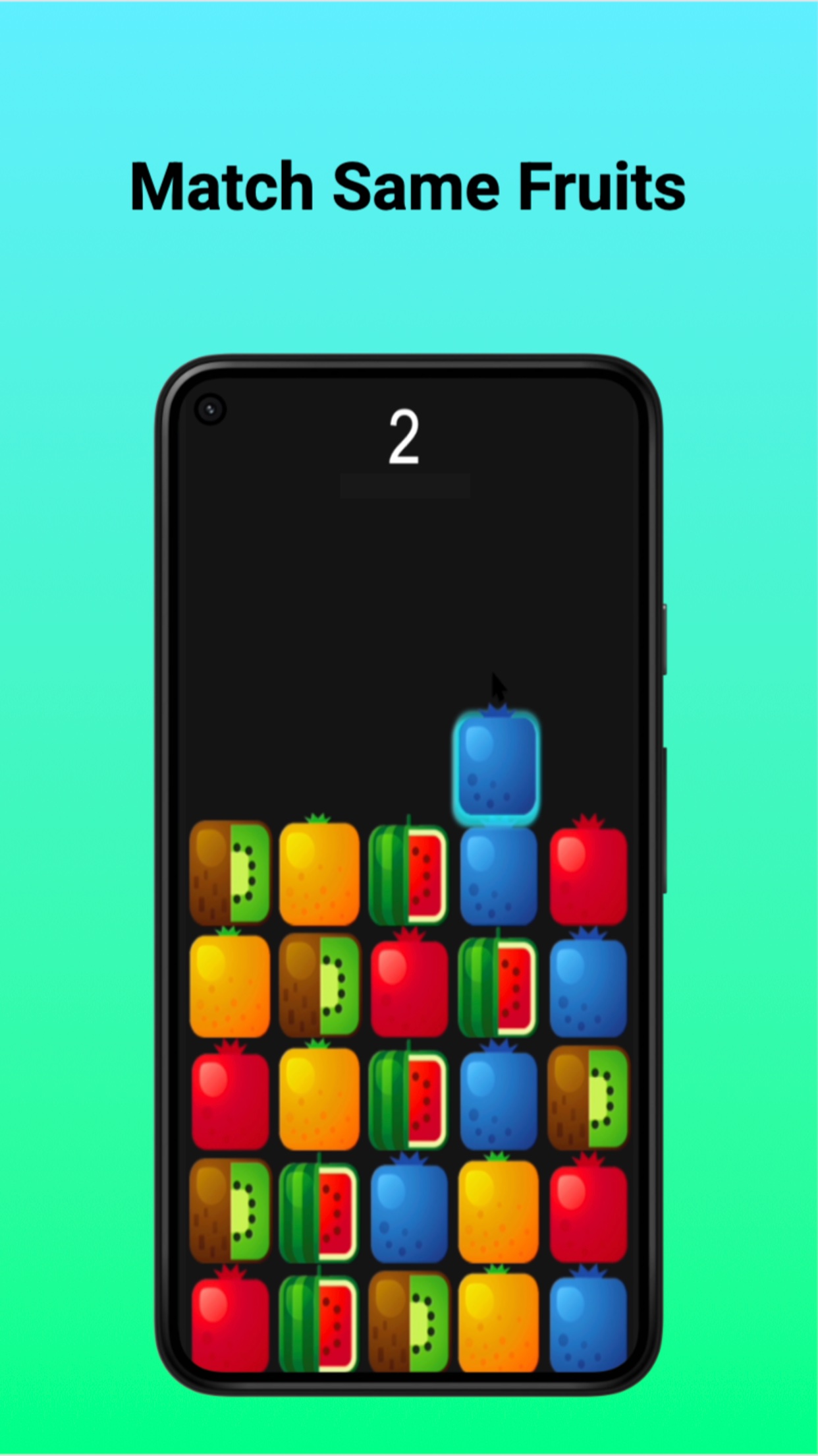 Fruit Drop Match gameplay