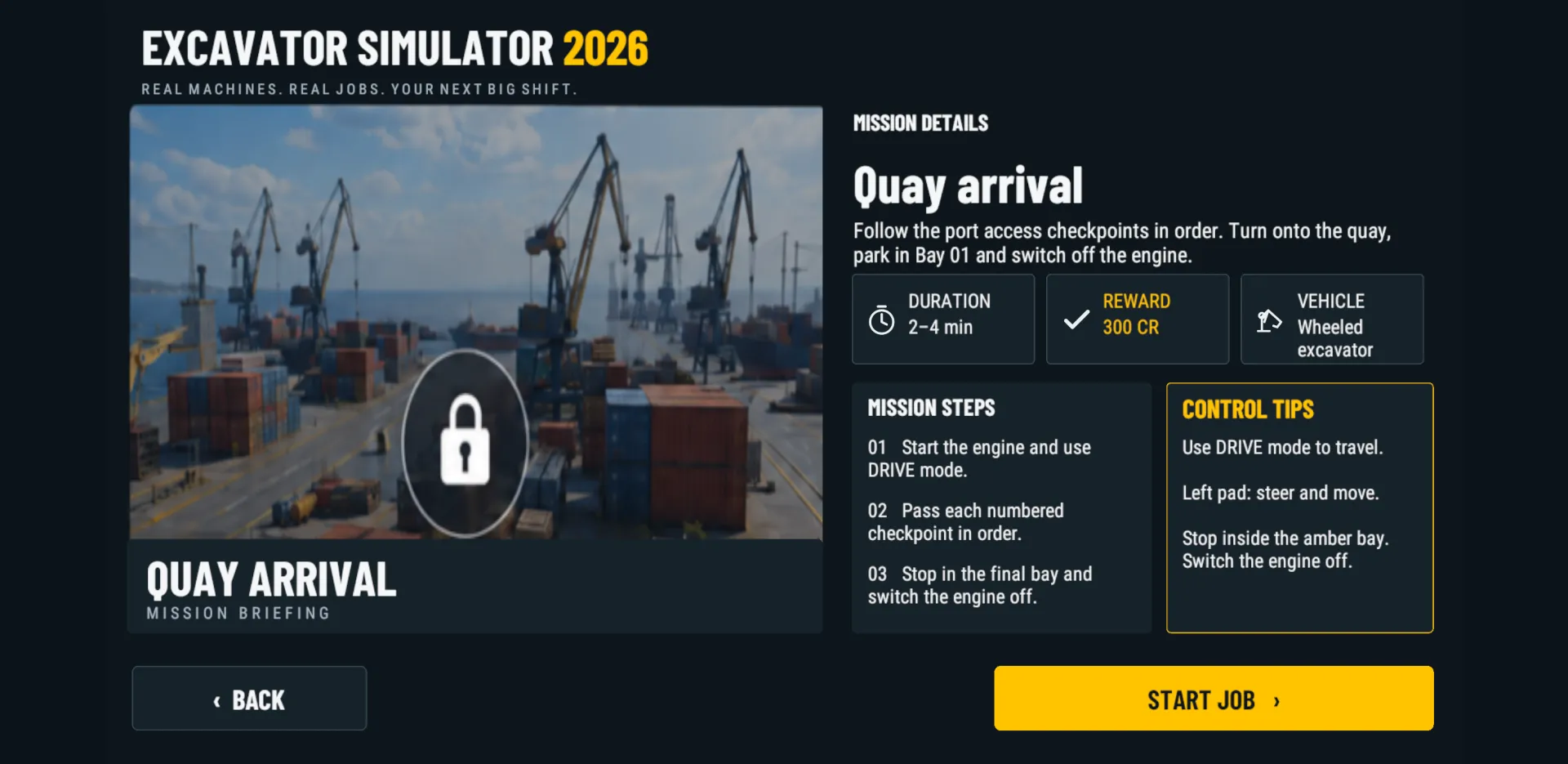 Excavator Simulator 2026 (in development) — mission briefing